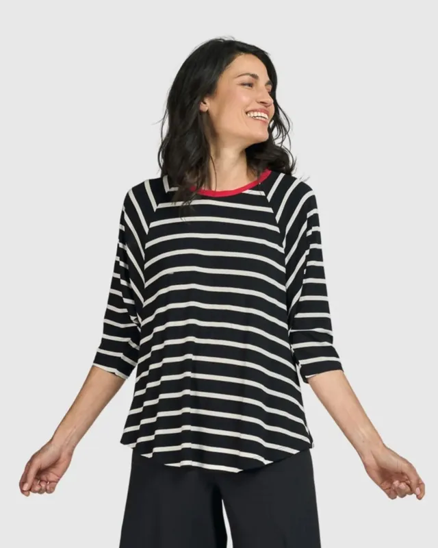 alembika-tekbika-de-beauvoir-tee-stripes image 1
