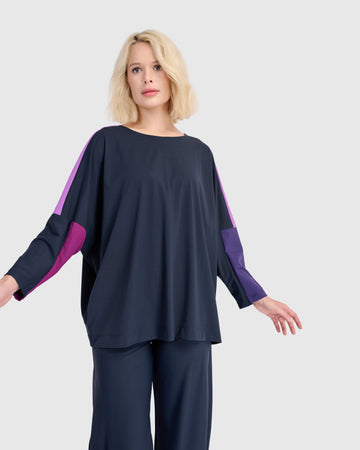 alembika-tekbika-iris-top-navy-mix image 3