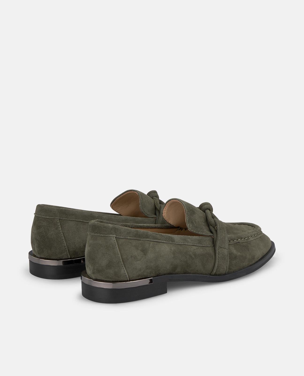 alma-en-pena-knoten-loafer-khaki-slipper-zum-reinschl-pfen-2-5-cm image 3