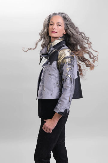 alembika-peony-crop-jacket-gold-damen-kurz-jacke image 2