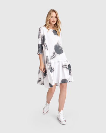alembika-urban-feather-flounce-mini-kleid-cloud image 4