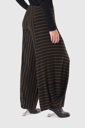 alembika-rib-stripe-punto-pants-damen-hose image 2