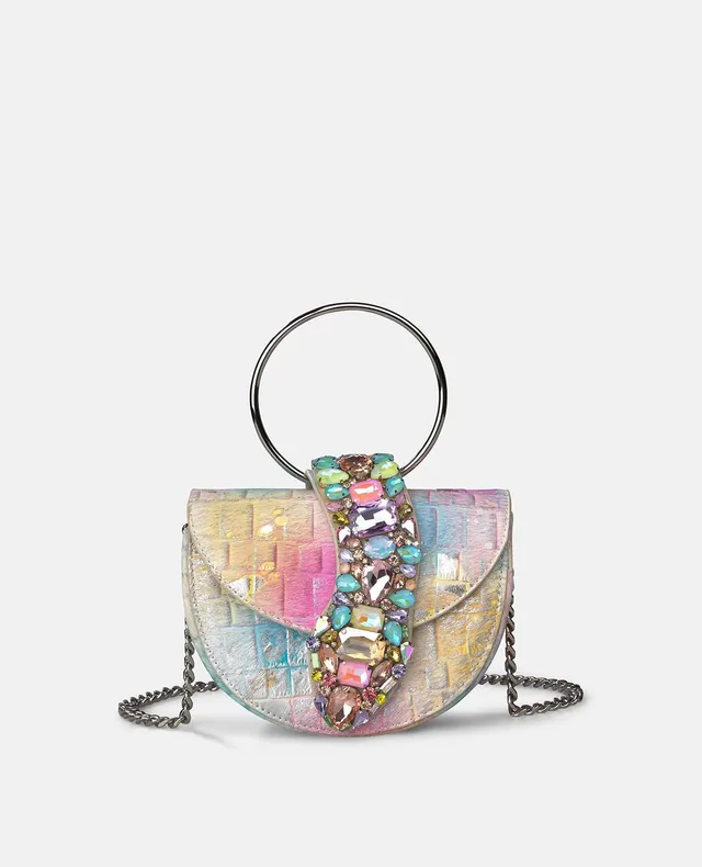 alma-en-pena-snake-shoulder-bag-halbmond-handtasche-leder-multicolor image 1