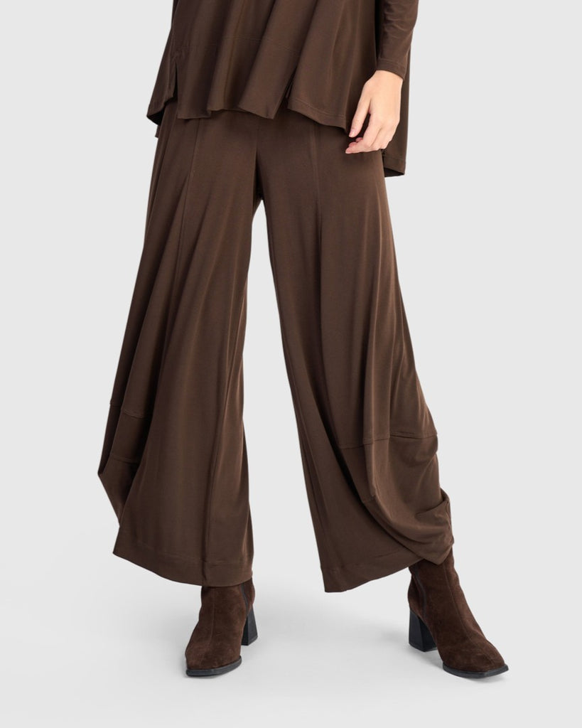 alembika-essential-slinky-punto-pants-sepia image 1