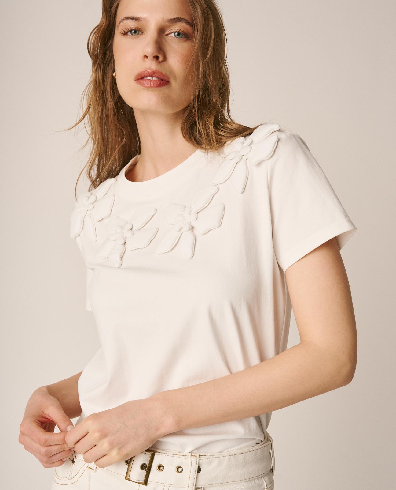 alma-en-pena-flowers-t-shirt-baumwoll-shirt-wei-3d-bl-ten image 5