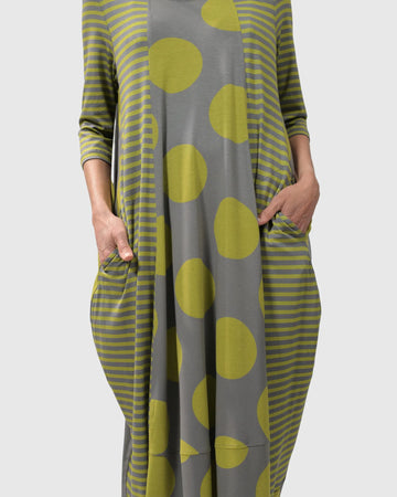 alembika-city-sizzle-midi-kleid-lime image 4