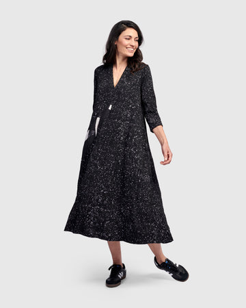 alembika-electra-relaxed-dress-sprinkle-midi-kleid-a-linie image 8