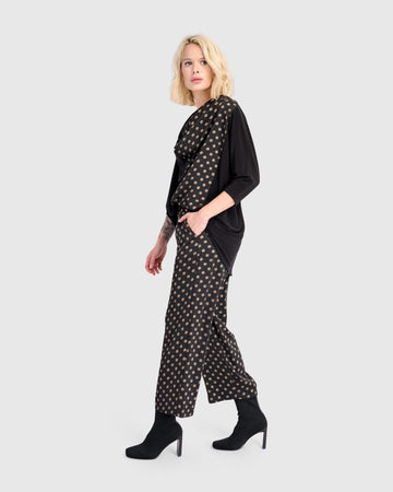 alembika-coupe-drapiert-top-schwarz-bronze-dots image 4