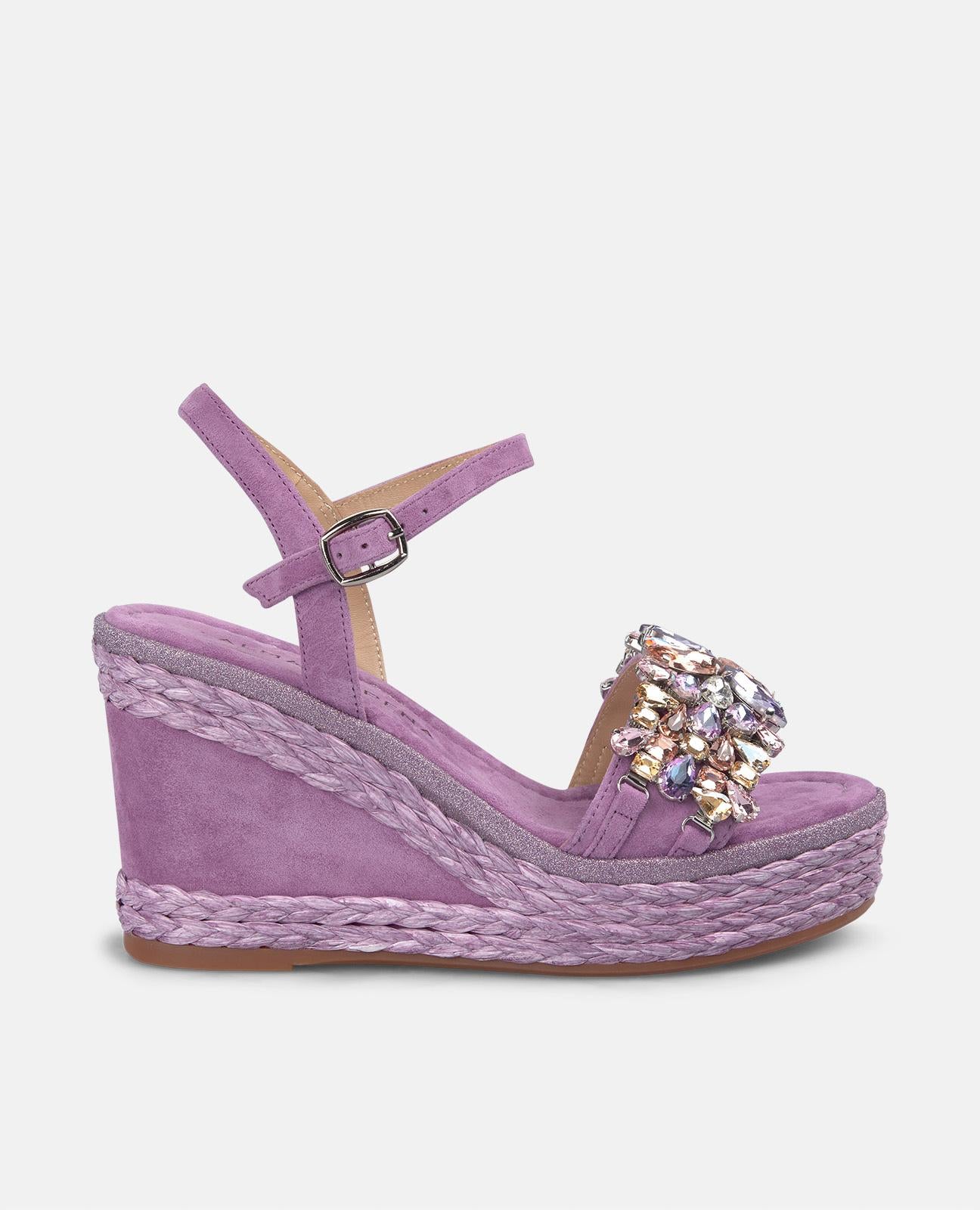 alma-en-pena-jewel-keilsandale-violett-mit-schmuckriemen-9-8-cm image 1