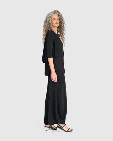 alembika-essential-slinky-cardigan-cropped-schwarz image 4