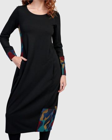 alembika-riley-crew-cocoon-kleid-ocean image 4