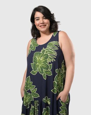 alembika-aloha-maxikleid-7sd150r-royal-green-rmellos image 3