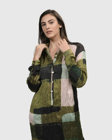 alembika-al-fresco-shirt-dress-olive image 6