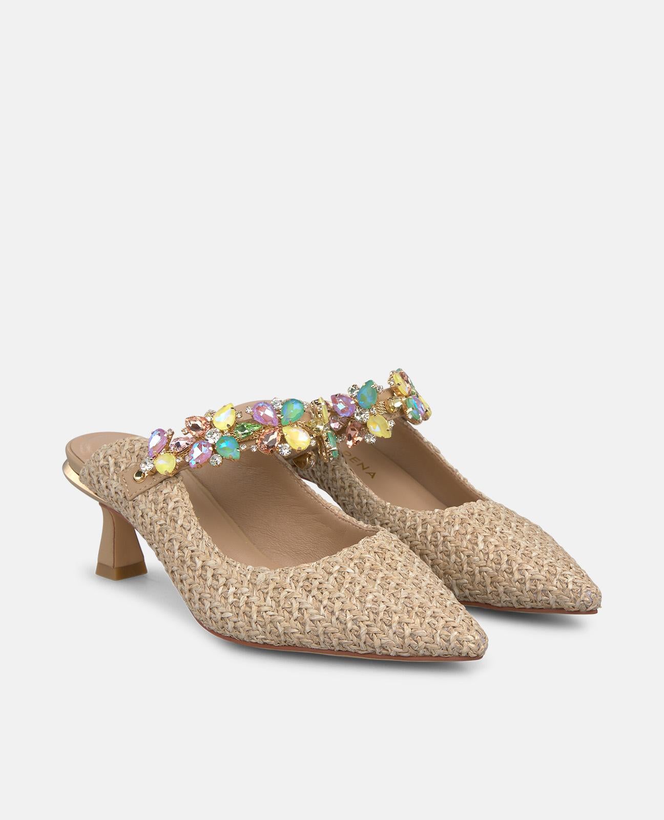 alma-en-pena-slingpumps-bast-beige-mit-strass-6-2-cm image 3