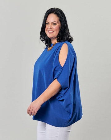 alembika-boxy-dolman-top-cobalt-cold-shoulder image 3