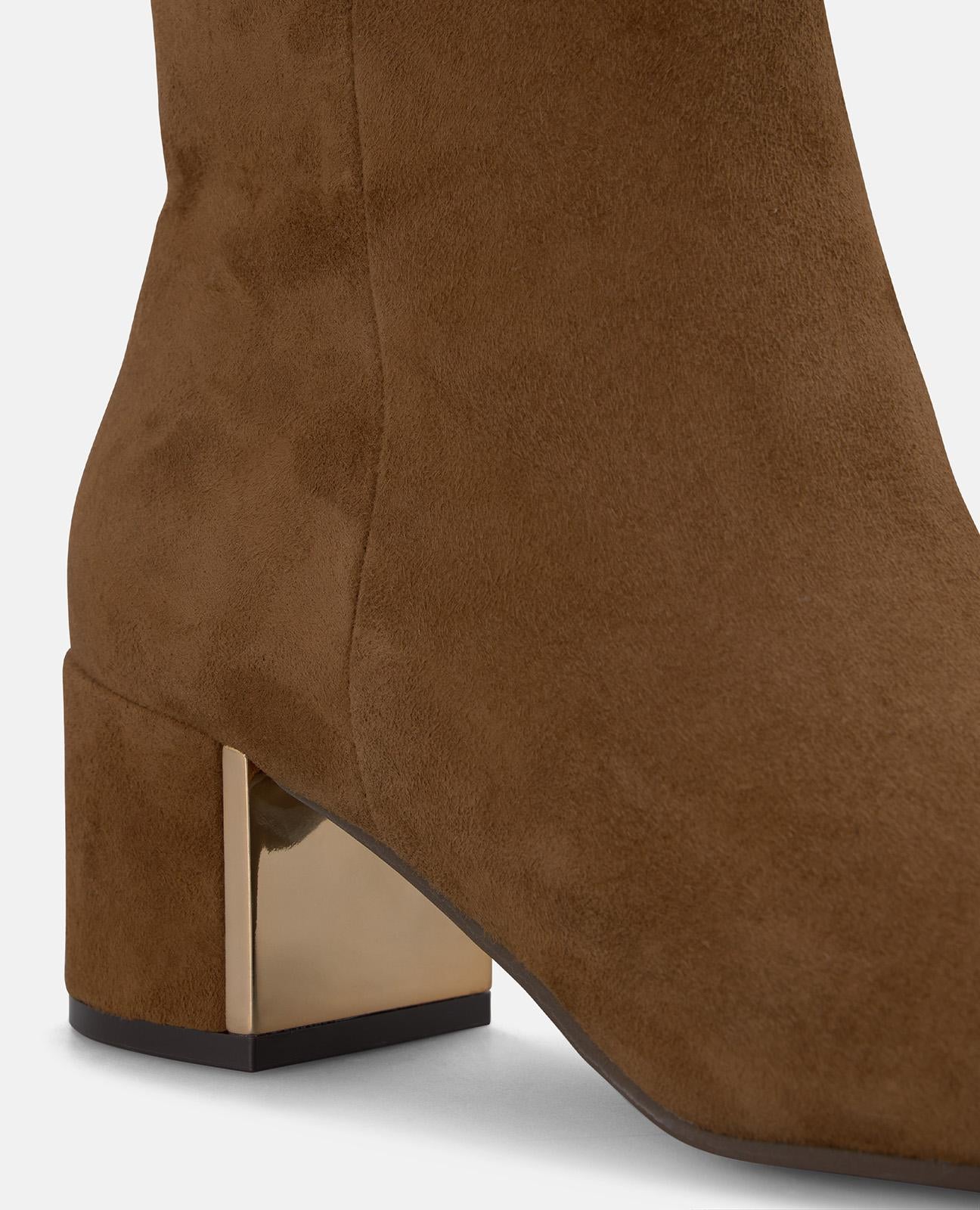 alma-en-pena-stiefeletten-veloursleder-camel-5-5-cm-blockabsatz-rei-verschluss image 4