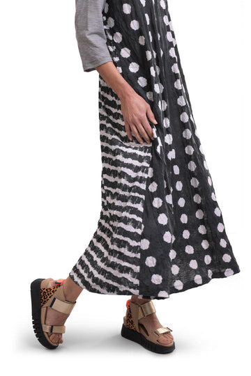 alembika-duet-crinkle-maxi-damenkleid-charcoal image 4