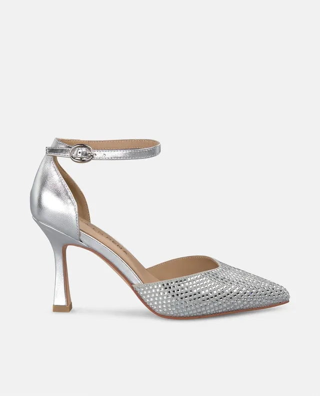 alma-en-pena-alfa-53746-stiletto-pumps-mit-strass-spitze-silber-9-cm image 1