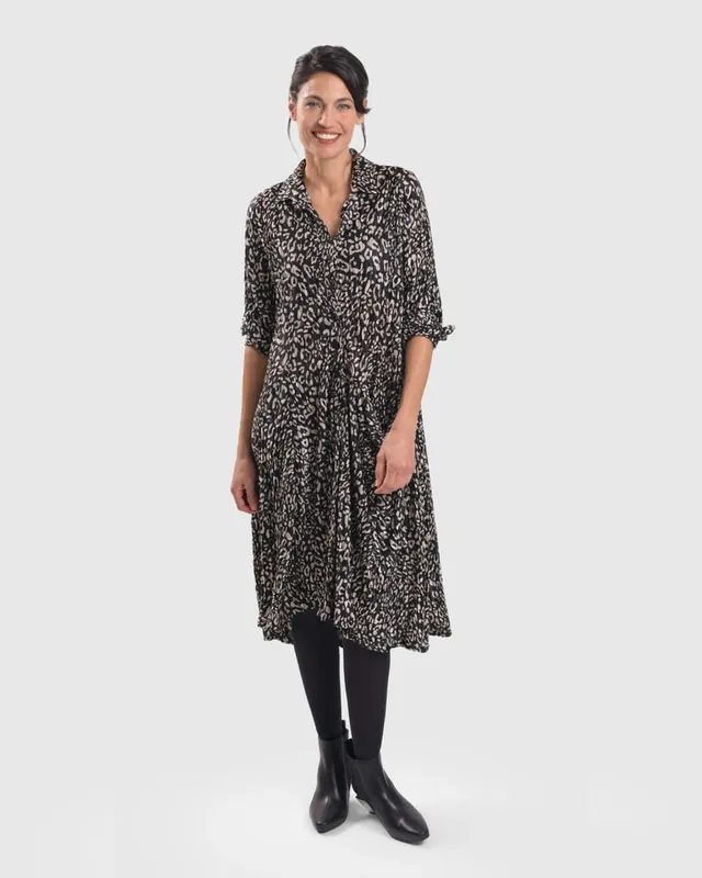 alembika-leo-hi-lo-shirtdress-spots-hemdblusenkleid image 1