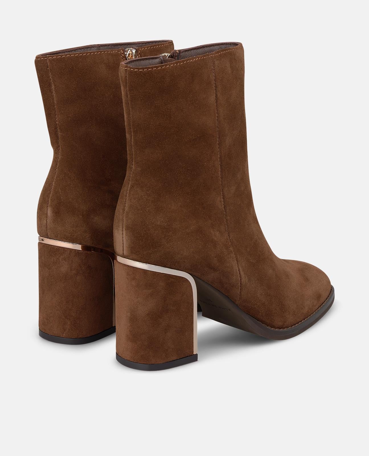 alma-en-pena-stiefelette-camel-8-cm-blockabsatz image 3
