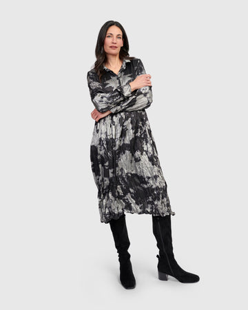 alembika-chroma-babydoll-shirtdress-silver image 3