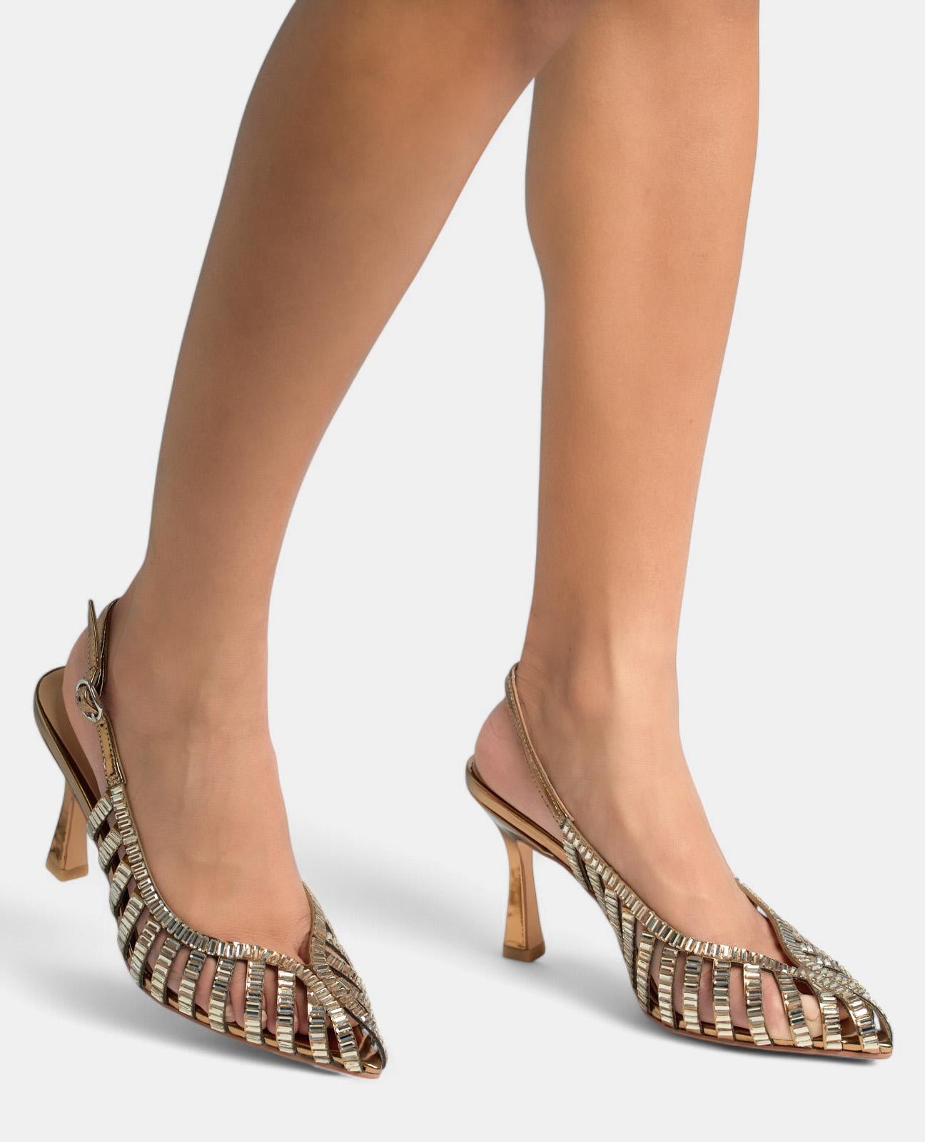 alma-en-pena-stiletto-pumps-mit-kristall-effekt-bronze-9-cm image 7