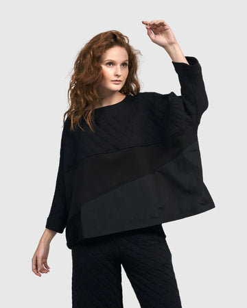 alembika-urban-legends-boxy-top-top-schwarz-3-4-arm image 3