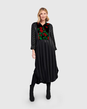 alembika-sonata-shirtdress-maxikleid-roses image 4