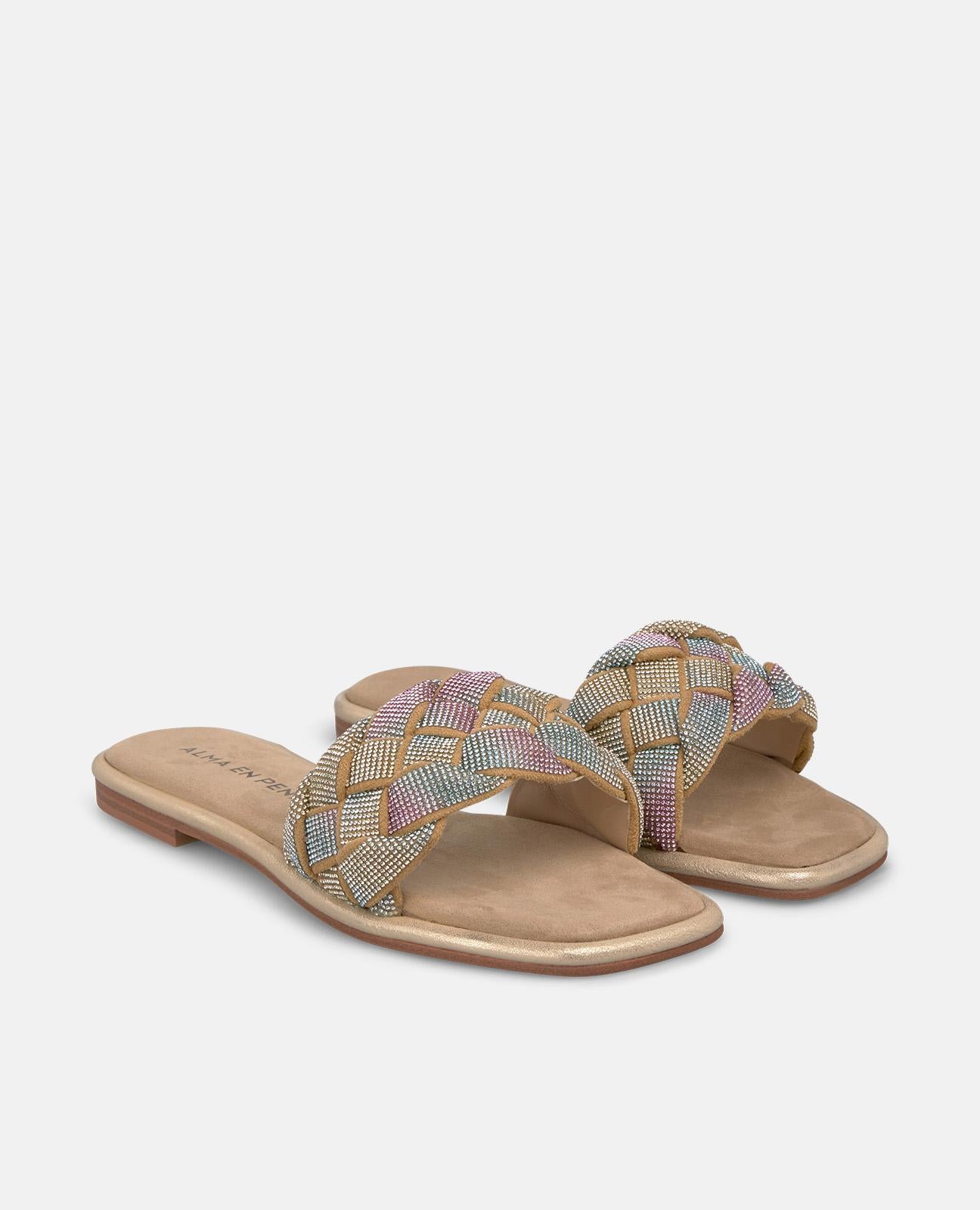 alma-en-pena-pala-flat-sandals-flachsandale-sand-1-cm image 2
