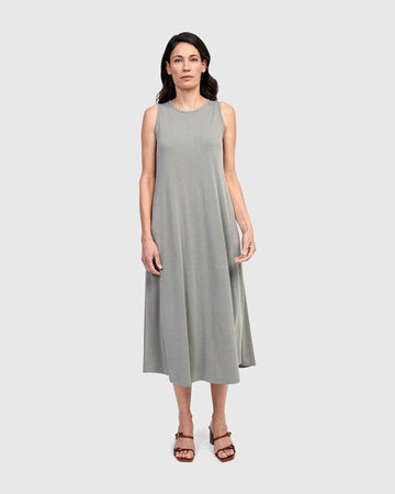 alembika-essential-sleeveless-midi-dress-midikleid-saladine image 2