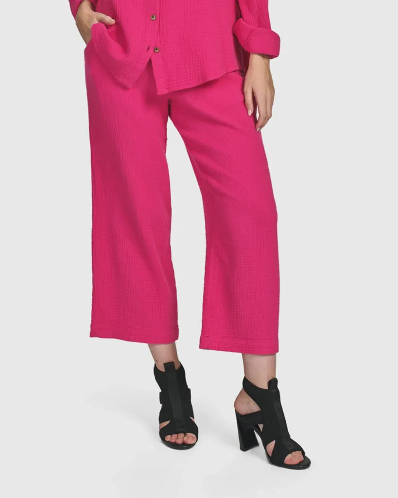 alembika-recreation-pants-rp721f-baumwollhose-fuchsia image 1