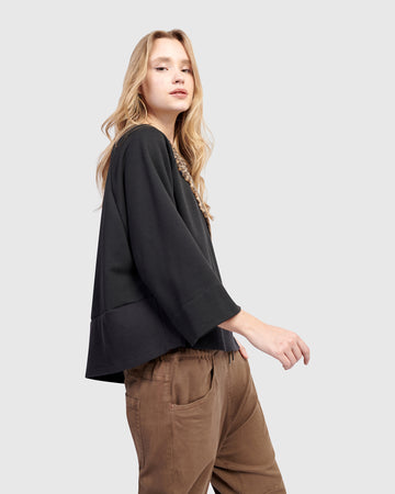 alembika-urban-wildling-crewneck-top-mix-damen-sweatshirt image 6