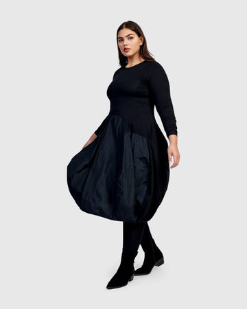 alembika-urban-maxima-crew-cocoon-kleid-schwarz image 8
