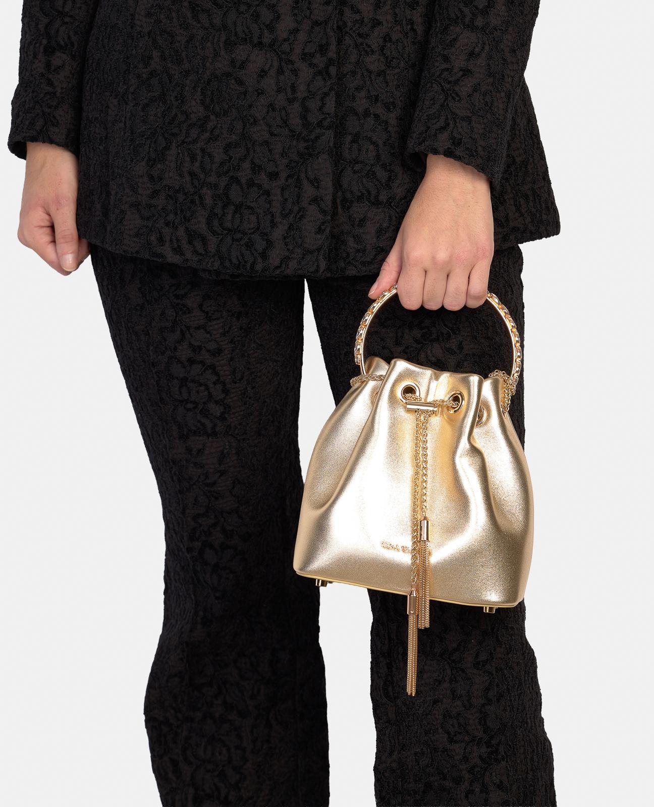 alma-en-pena-bowler-bag-mit-anh-nger-gold image 4