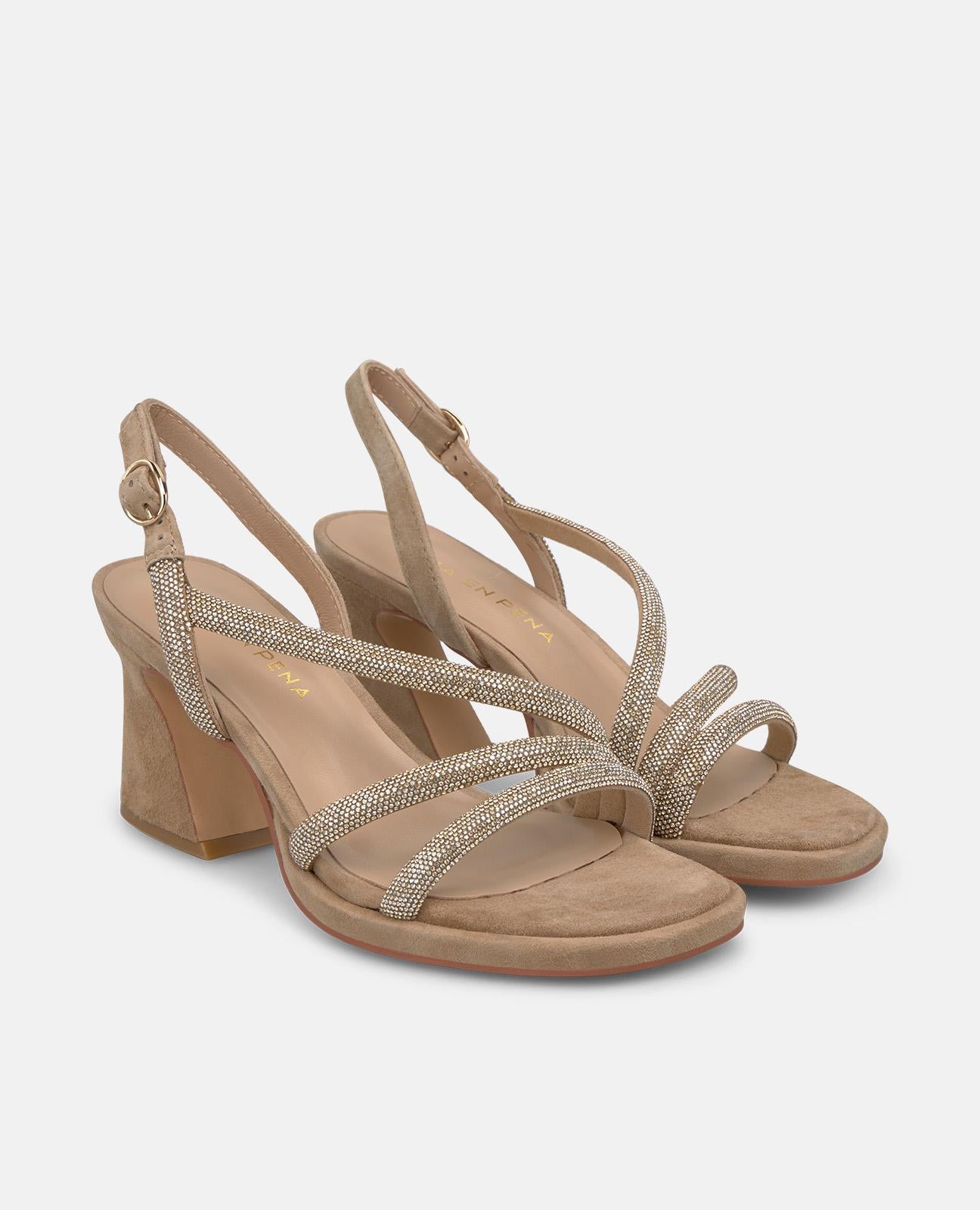 alma-en-pena-metallic-r-hrchen-sandalen-mit-blockabsatz-8-5-cm-arena image 2