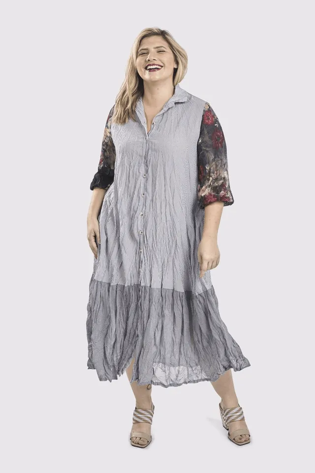 alembika-alyssa-shirtdress-flora-hemdblusenkleid-floral image 1
