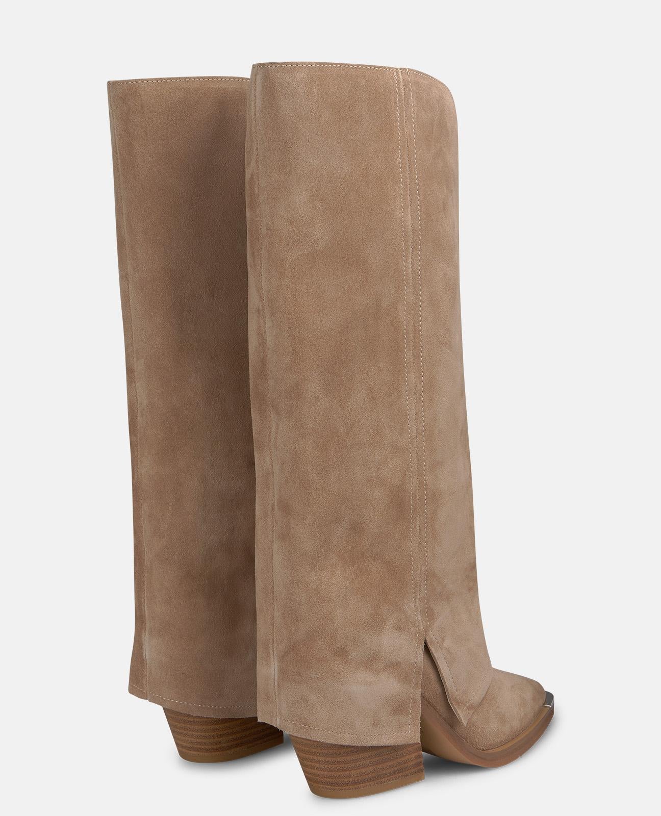 alma-en-pena-cowboy-boots-veloursleder-stiefeletten-vis-n-8-cm image 3