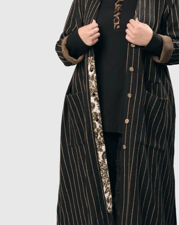 alembika-chalk-stripe-duster-mantel-karamell image 6