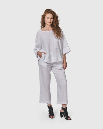 alembika-recreation-tee-white-oversize-baumwoll-shirt image 4