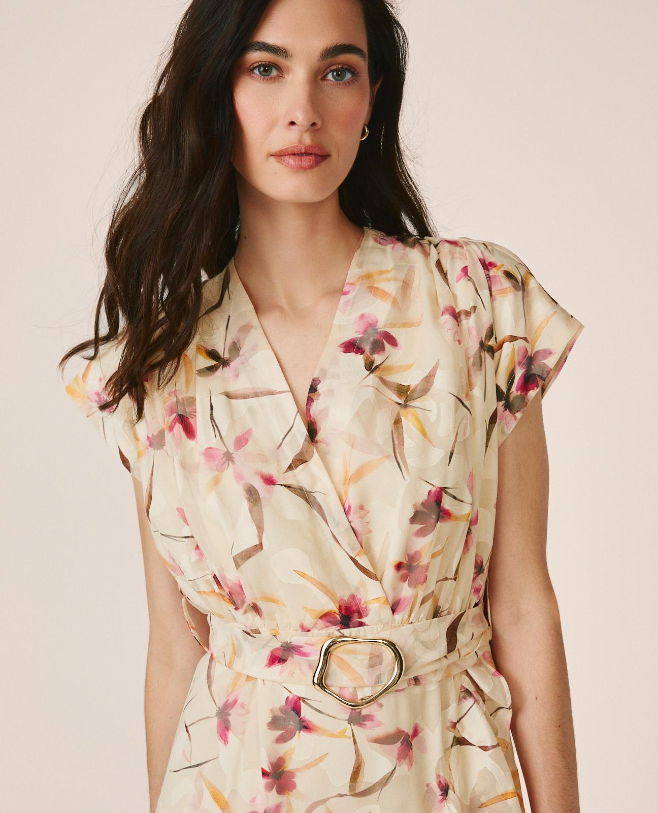 alma-en-pena-short-sleeved-dress-maxikleid-rosa-mit-g-rtel image 5