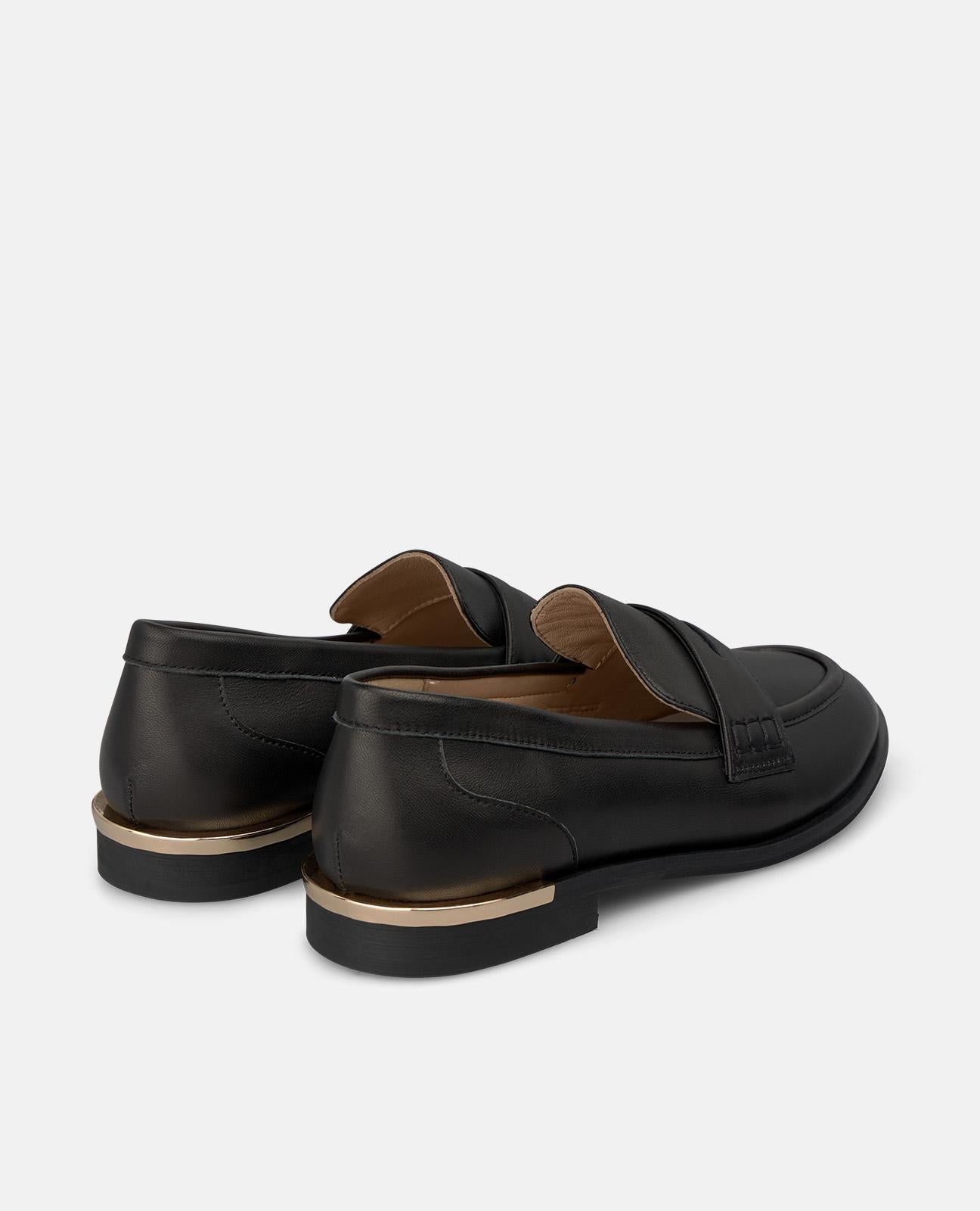 alma-en-pena-nappa-leder-loafer-schwarz-mit-maske-slipper-2-cm image 3