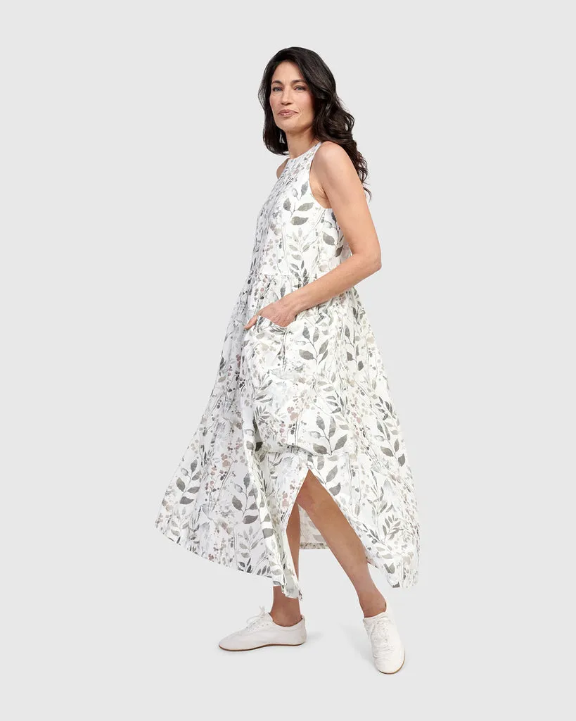 alembika-lisbon-maxi-dress-flora-leinenkleid image 1