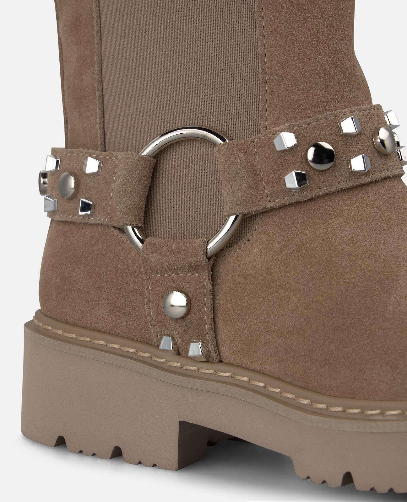 alma-en-pena-chelsea-ankle-boots-wildleder-vison-4-cm image 4