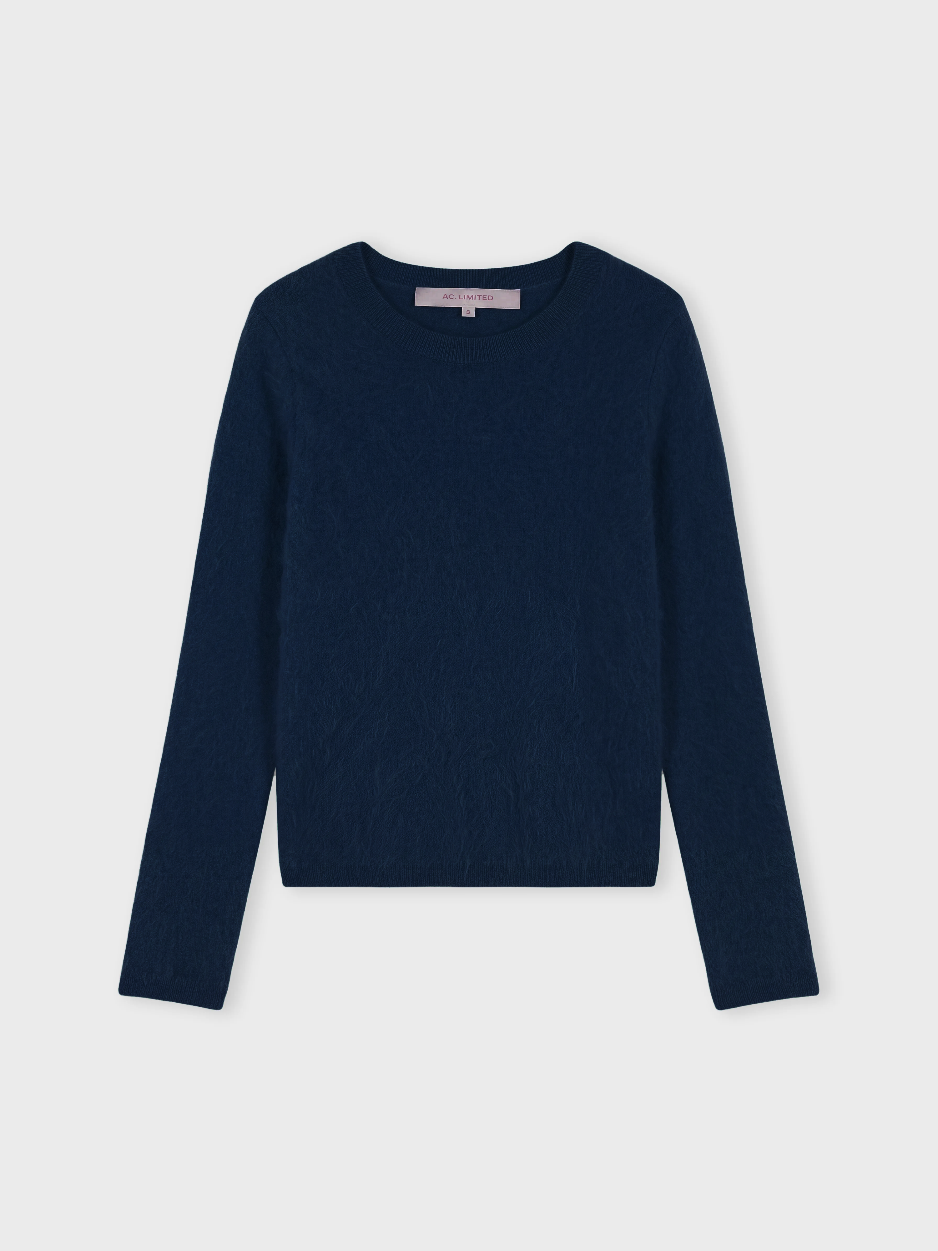 absolut-cali-pullover-damen-rundhals-kaschmir-bross-navy image 1