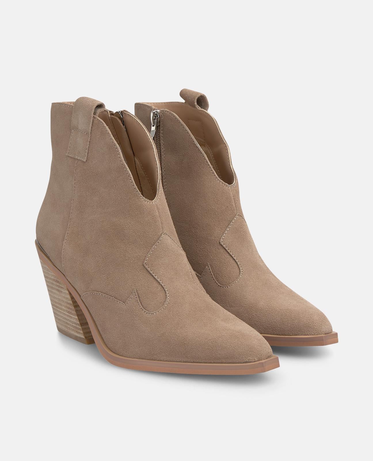 alma-en-pena-cowboy-stiefeletten-vison-mit-cut-out-8-cm image 2