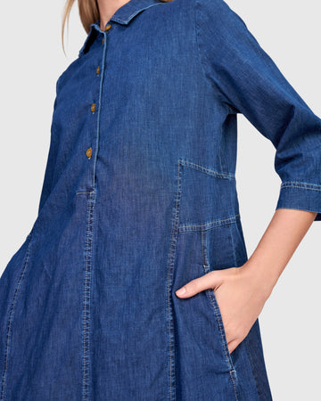 alembika-harper-shirtdress-kleid-denim image 2