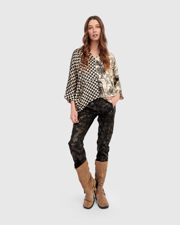alembika-fatima-draped-top-mix-damen-tunika-v-ausschnitt image 8