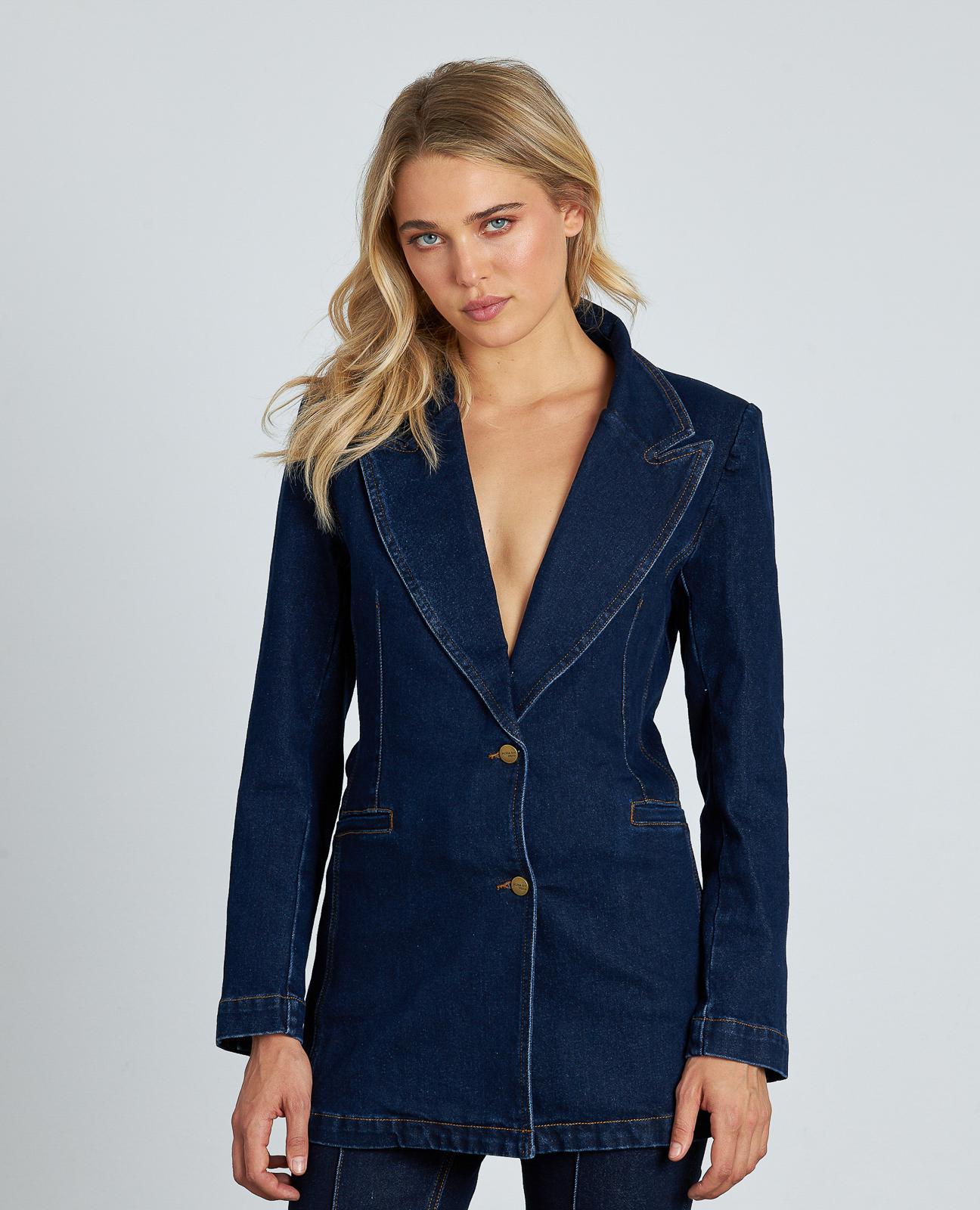 alma-en-pena-blazer-denim-jeans-blazer-damen-baumwoll-mix-mit-stretch image 5