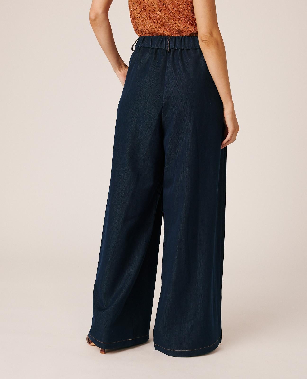 alma-en-pena-wide-leg-denim-pants-jeanshose-blau-high-rise image 6