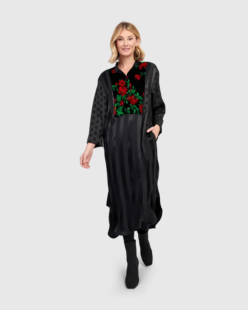 alembika-sonata-shirtdress-maxikleid-roses image 1